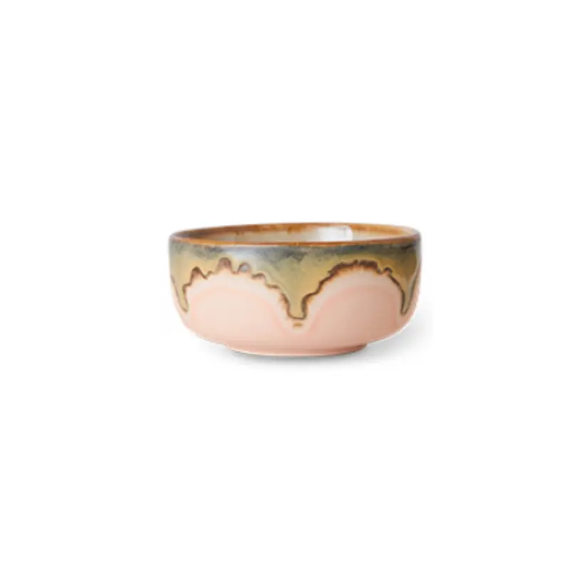 Hkliving 70s ceramics - Dessert bowl Gem/Blossom