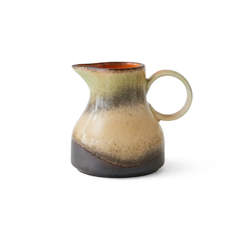 Hkliving 70s ceramics - Milk Jug 8 AM