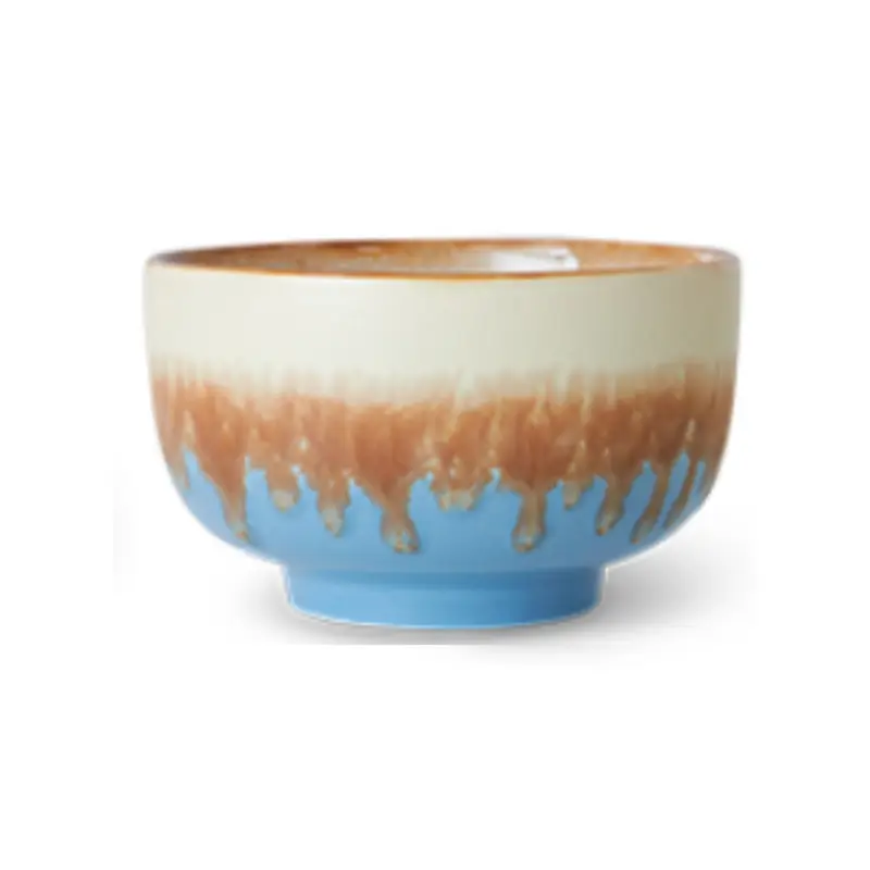 Hkliving 70s ceramics - Noodle bowl Azure