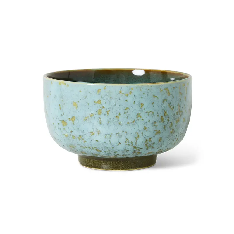 Hkliving 70s ceramics - Noodle bowl Verdigris