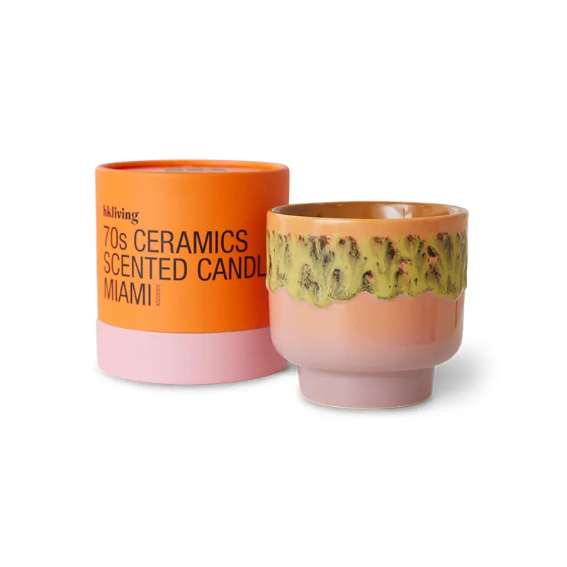 Hkliving 70s ceramics - Scented candle Miami