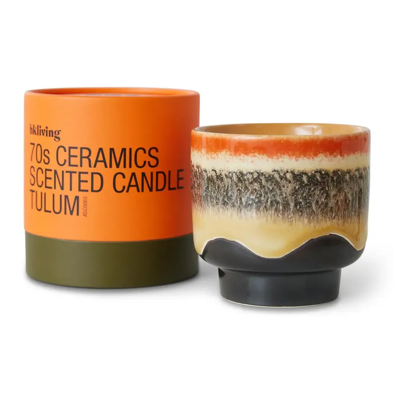 Hkliving 70s ceramics - Scented candle Tulum