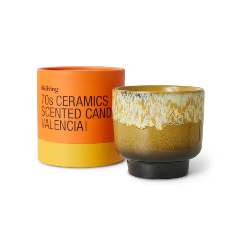 Hkliving 70s ceramics - Scented candle Valencia