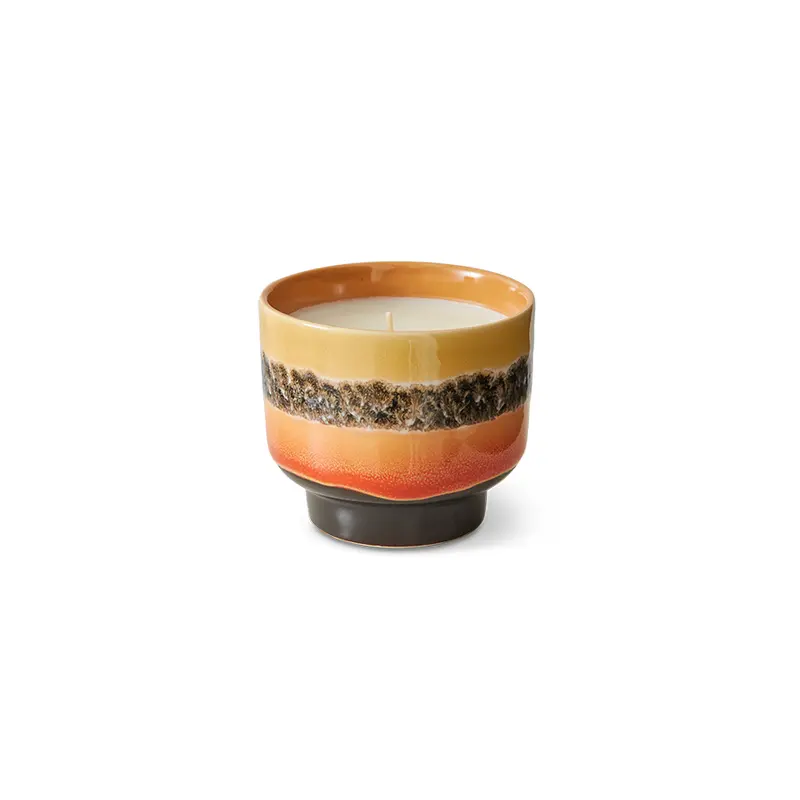 Hkliving 70s ceramics - Small scented candle Tulum