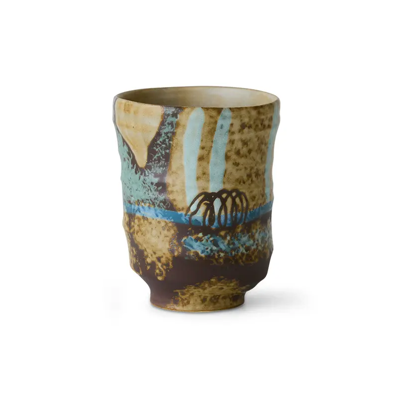 Hkliving Artist ceramics - Coffee mug Scratched
