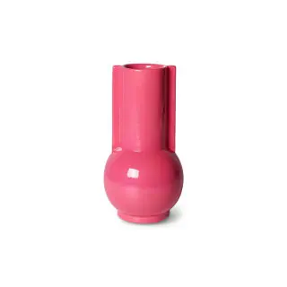 Hkliving Ceramic vaas - Hot pink