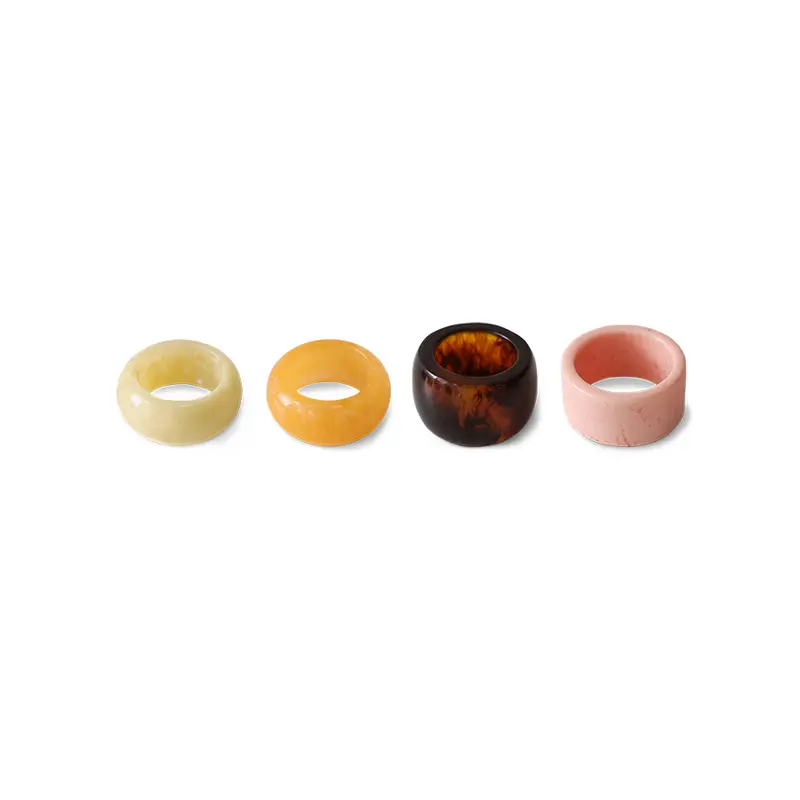 Hkliving Napkin rings - Sunrise set van 4