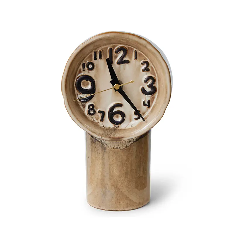 Hkliving retro ceramic clock - Cream