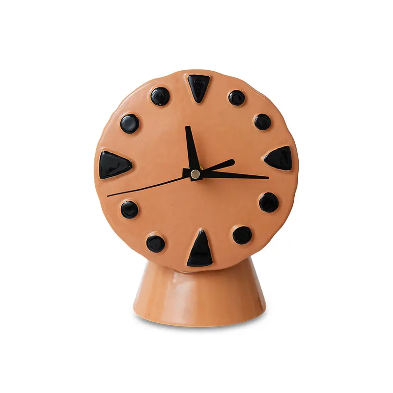 Hkliving retro ceramic clock - Peach