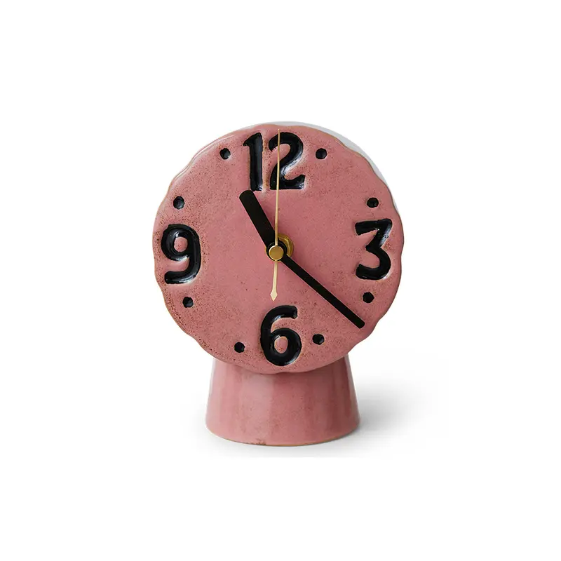 Hkliving retro ceramic clock - Pink