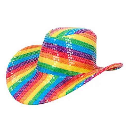 Hoed cowboy pride regenboog