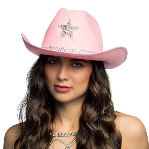 Hoed cowboy Taylor lichtroze