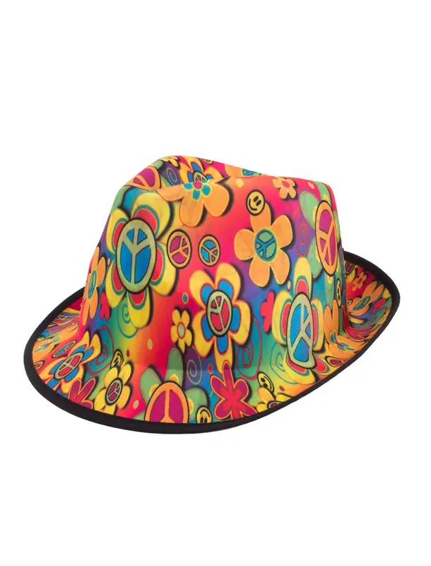 Hoed flower power