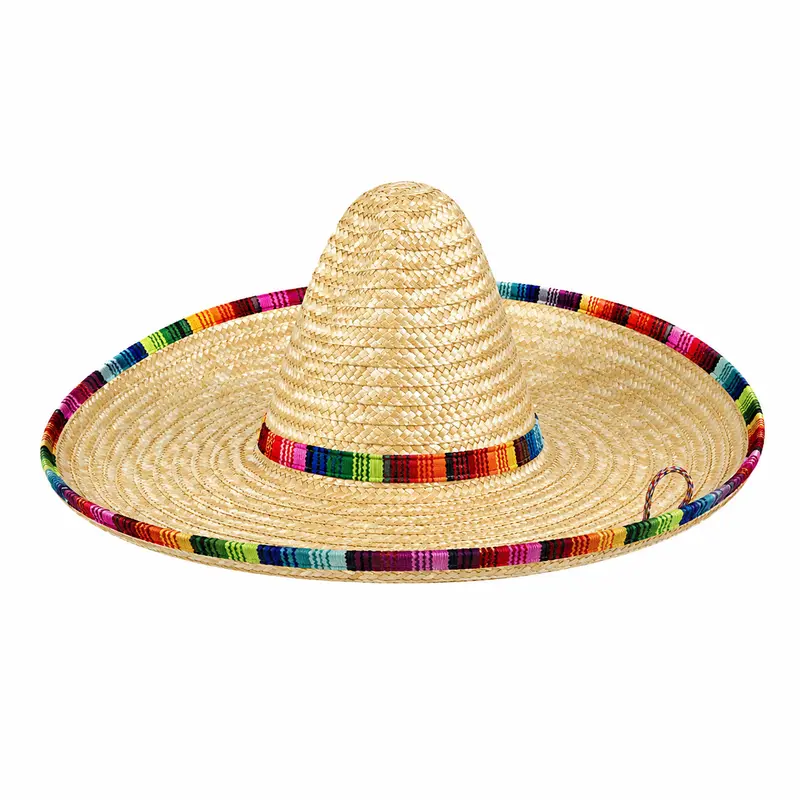 Hoed Mexicaanse sombrero meerkleurig