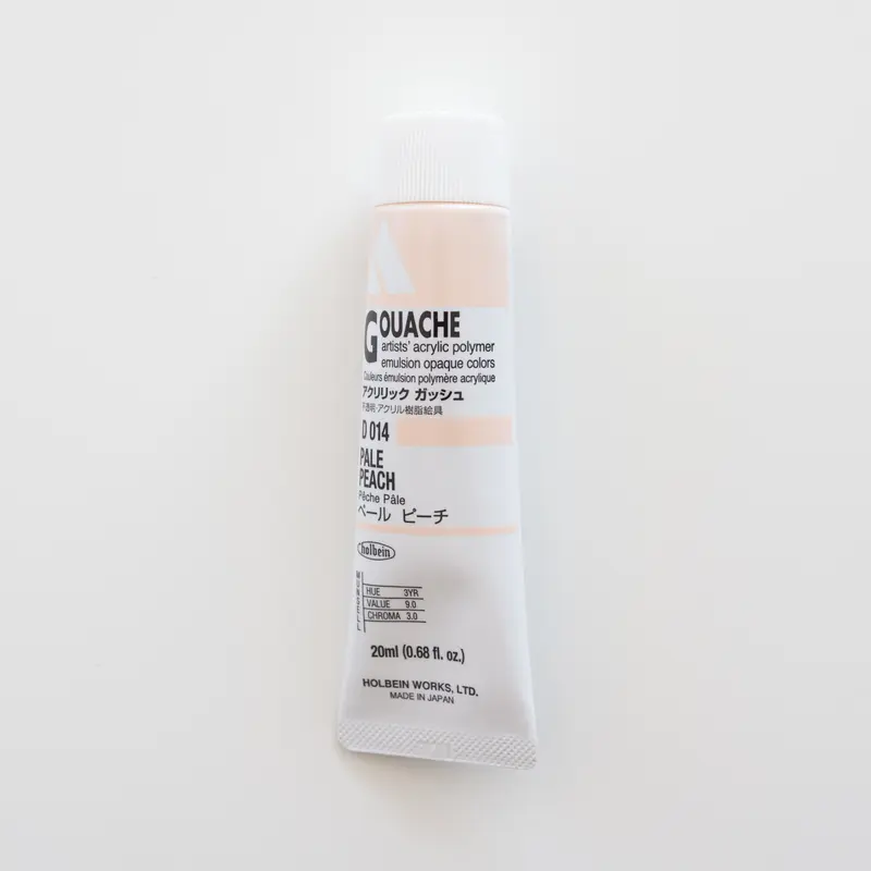 Holbein Acryla Gouache D014 A 'Pale Peach'