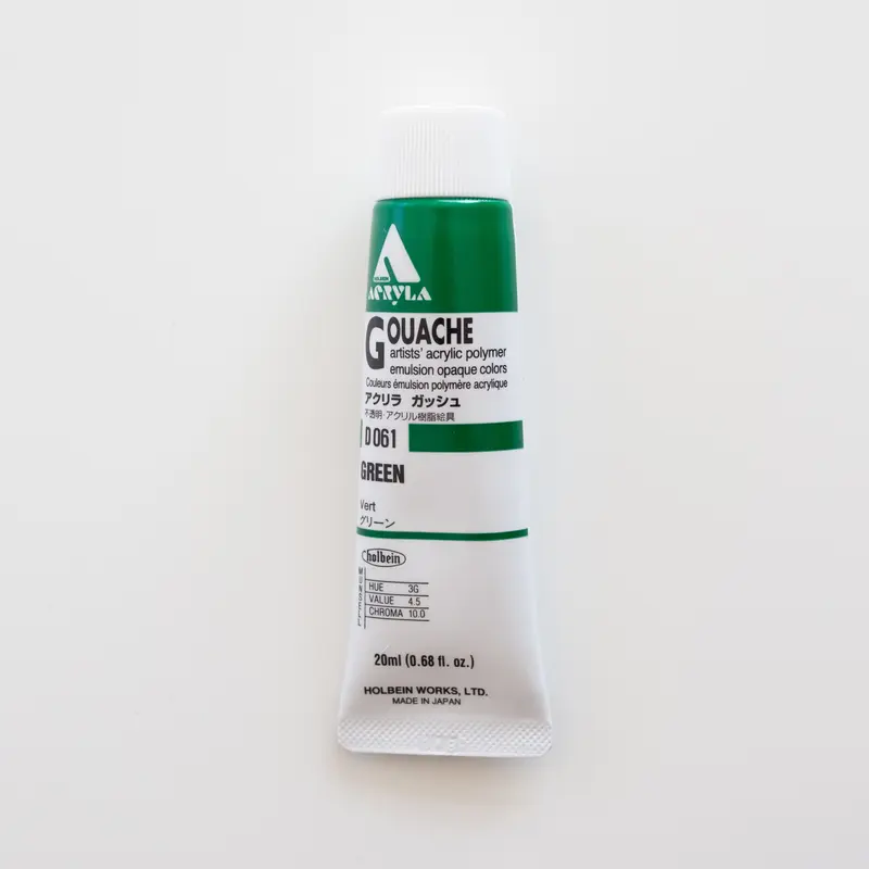 Holbein Acryla Gouache D061 A 'Green'