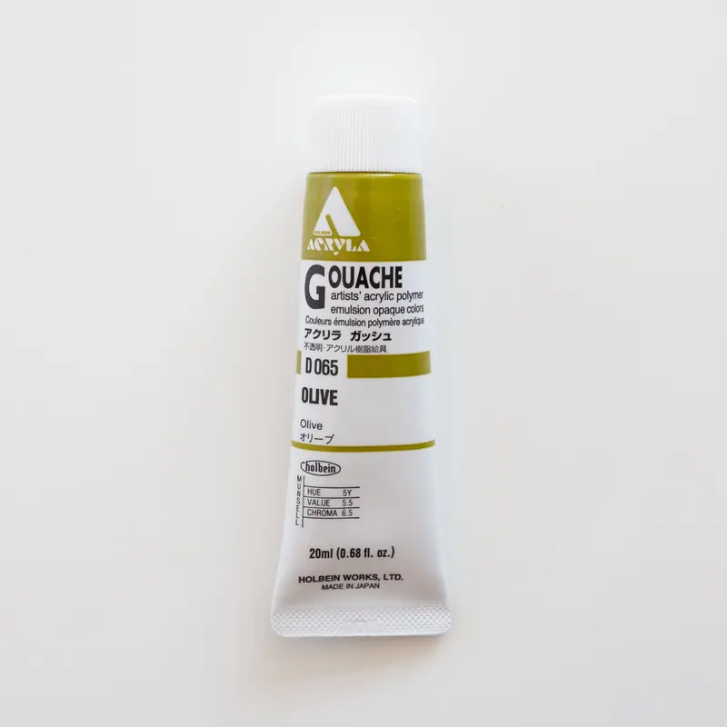 Holbein Acryla Gouache D065 A 'Olive'