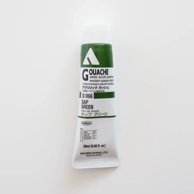 Holbein Acryla Gouache D066 A 'Sap Green'