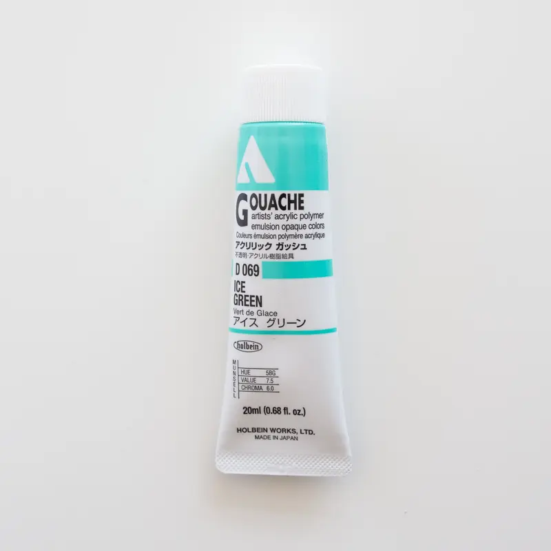 Holbein Acryla Gouache D069 A 'Ice Green'
