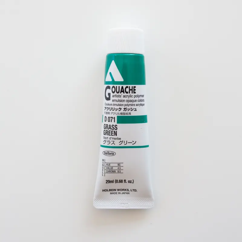Holbein Acryla Gouache D071 A 'Grass Green'
