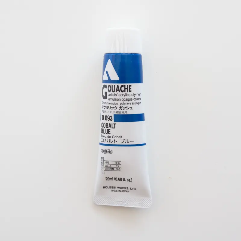 Holbein Acryla Gouache D093 A 'Cobalt Blue'
