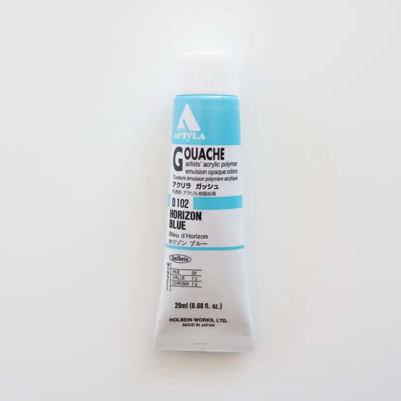 Holbein Acryla Gouache D102 A 'Horizon Blue'