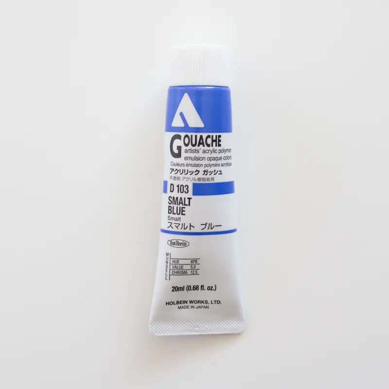 Holbein Acryla Gouache D103 A 'Smalt Blue'