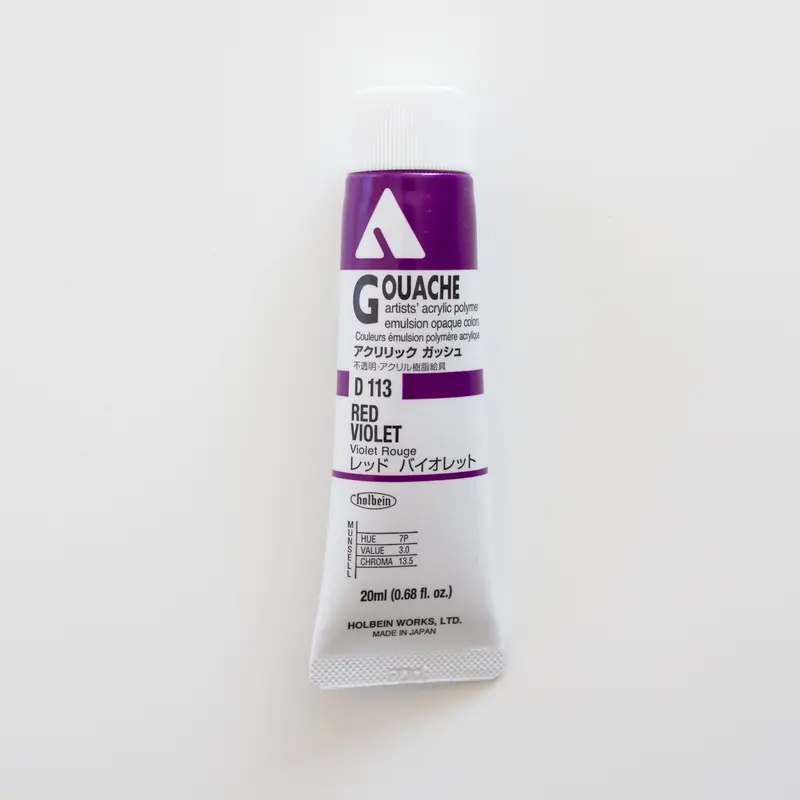 Holbein Acryla Gouache D113 A 'Red Violet'