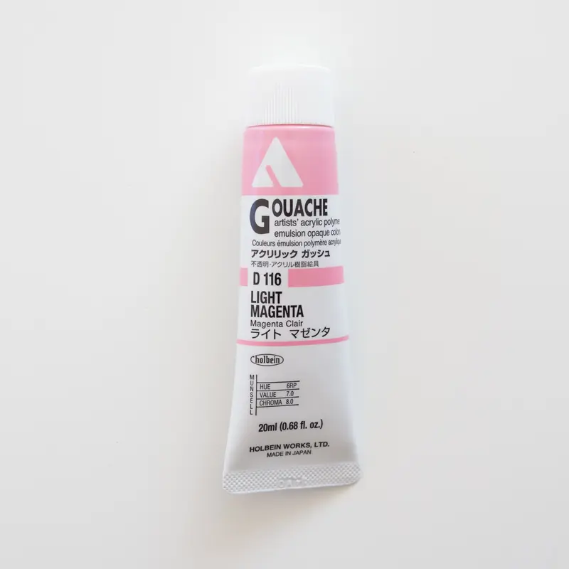 Holbein Acryla Gouache D116 A 'Light Magenta'
