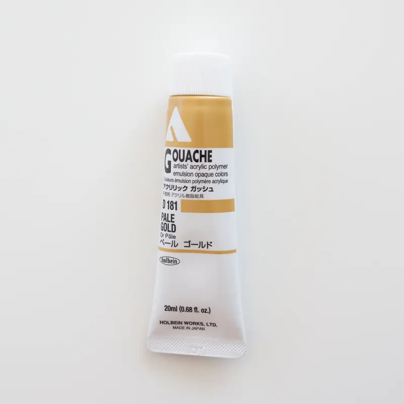 Holbein Acryla Gouache D181 C 'Pale Gold'