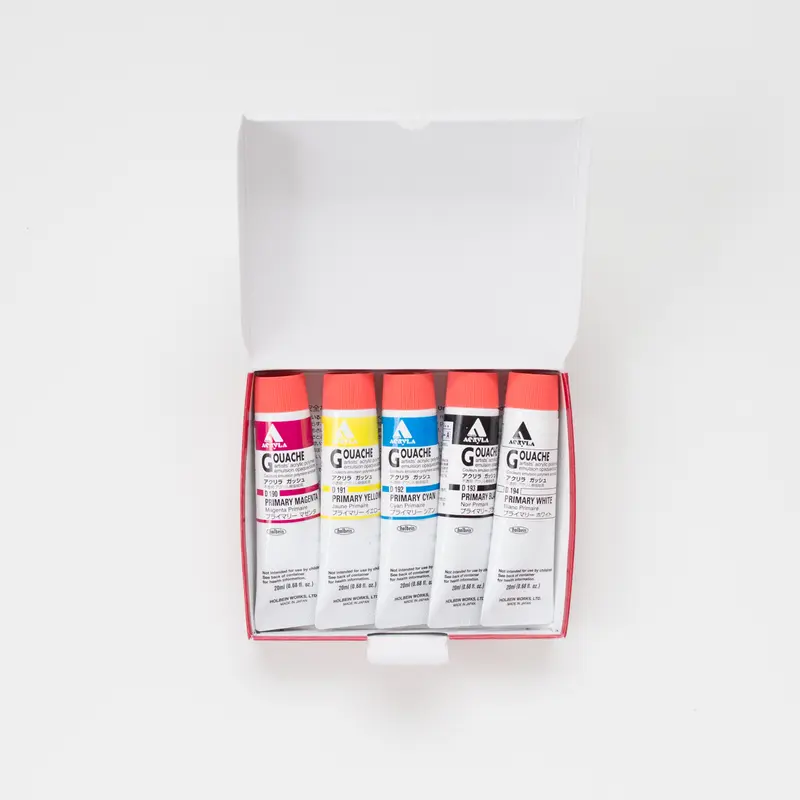 Holbein Acryla Gouache mixing colors