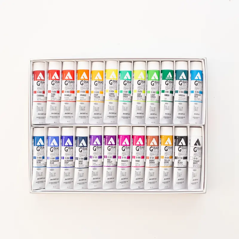 Holbein Acryla Gouache set 24