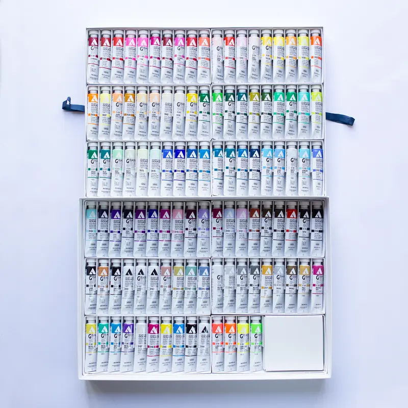 Holbein acrylic gouache set 109