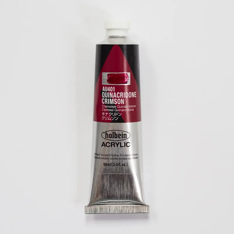 Holbein Acrylic Heavy body AU401 Quinacridone Crimson D 60ml