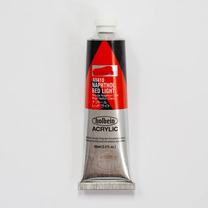 Holbein Acrylic Heavy body AU410 Naphthol Red Light B 60ml
