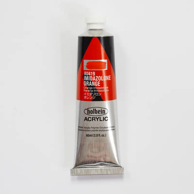 Holbein Acrylic Heavy body AU419 Imidazolone Orange C 60ml