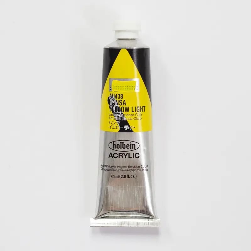 Holbein Acrylic Heavy body AU438 Hansa Yellow Light B 60ml