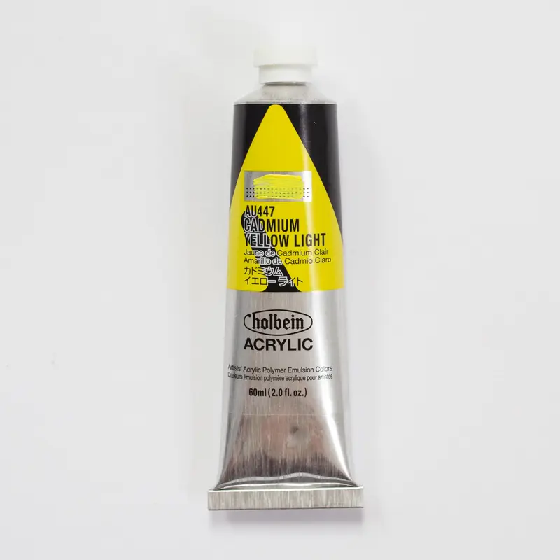 Holbein Acrylic Heavy body AU447 Cadmium Yellow Light D 60ml