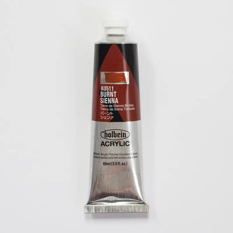 Holbein Acrylic Heavy body AU511 Burnt Sienna A 60ml