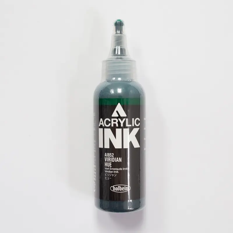 Holbein Acrylic Ink AI852 Viridian Hue B 100ml