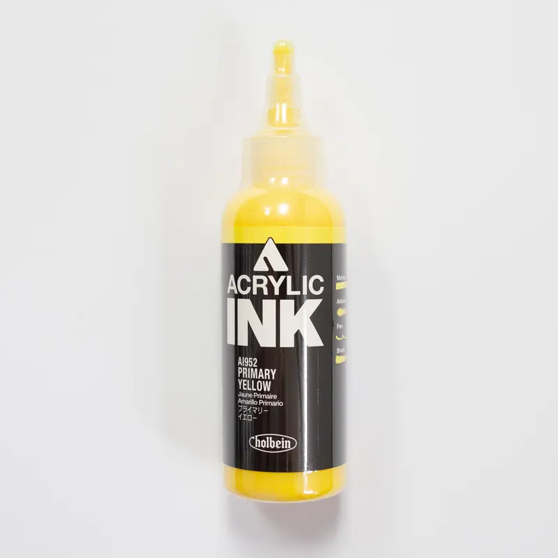 Holbein Acrylic Ink AI952 Primary Yellow B 100ml