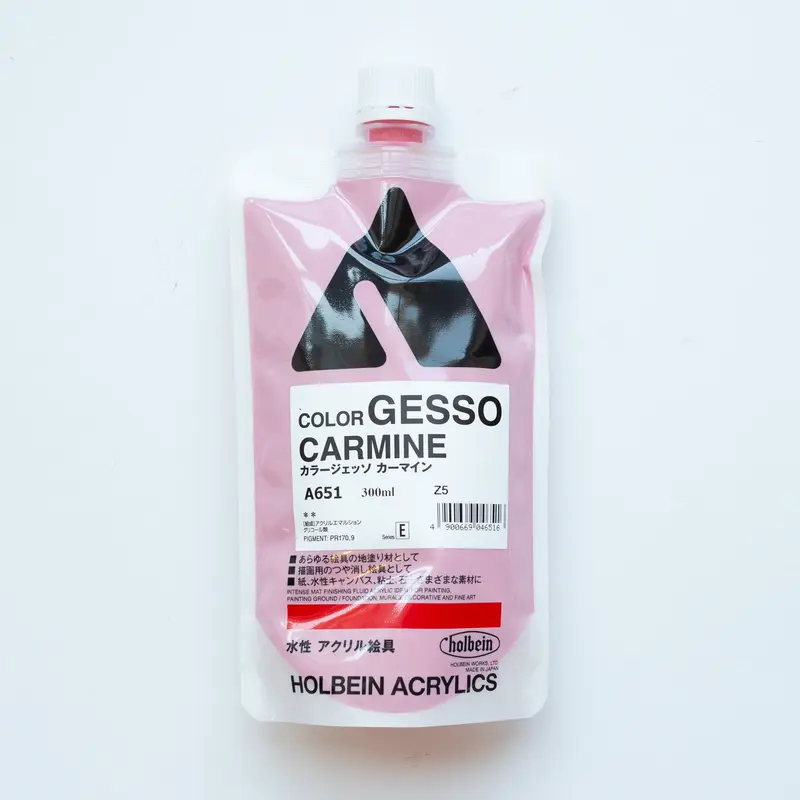 Holbein Acrylics Color Gesso A651 Carmine E