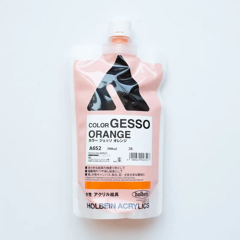 Holbein Acrylics Color Gesso A652 Orange G