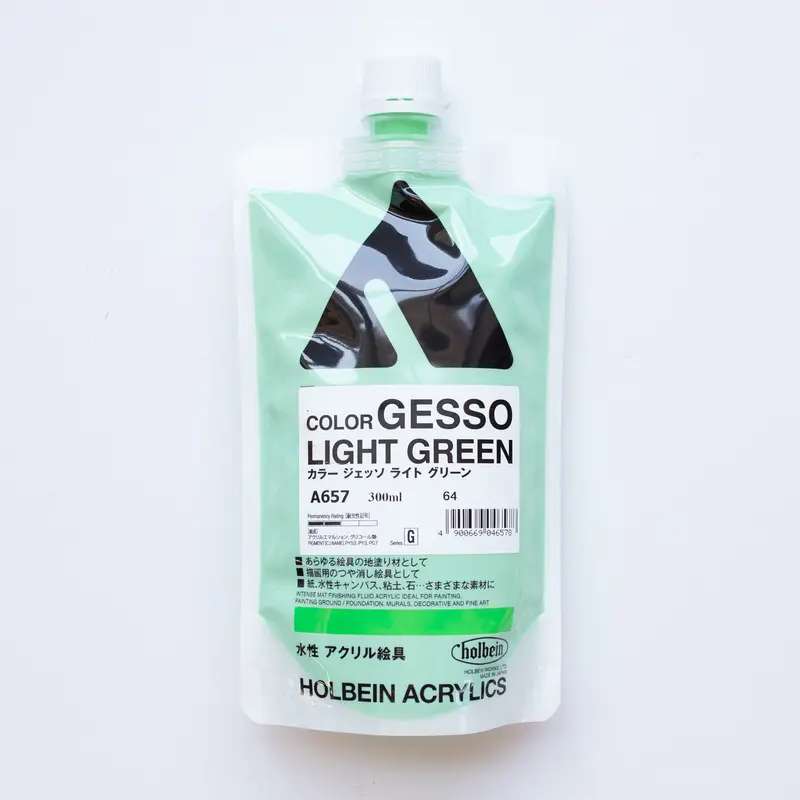 Holbein Acrylics Color Gesso A657 Light Green G