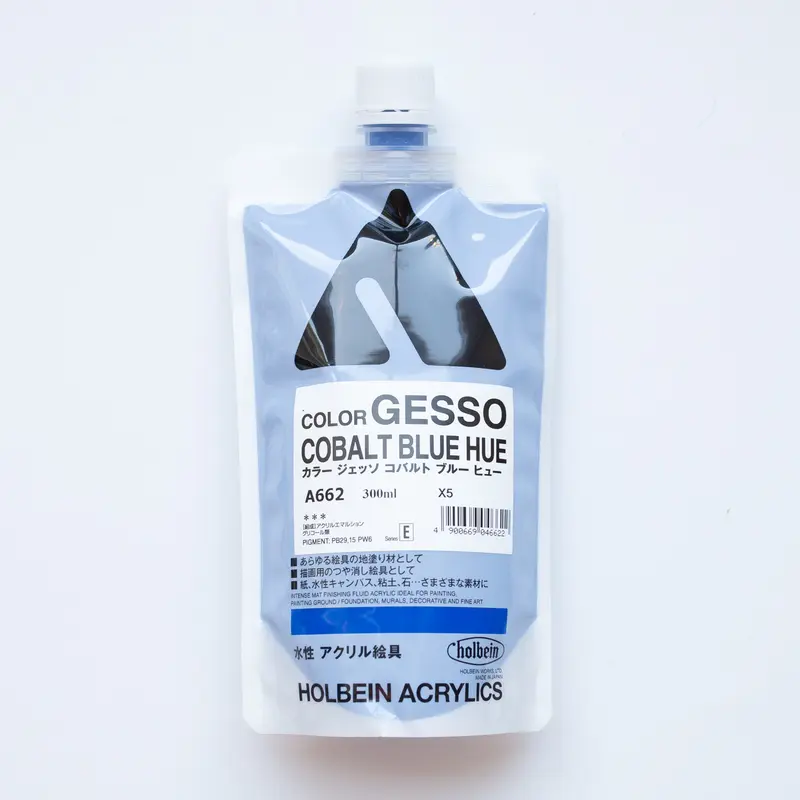 Holbein Acrylics Color Gesso A662 Cobalt Blue Hue E
