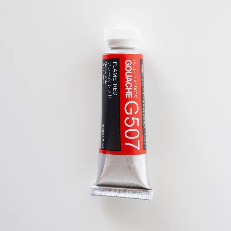 Holbein Artists' Gouache G507 'Flame Red' A