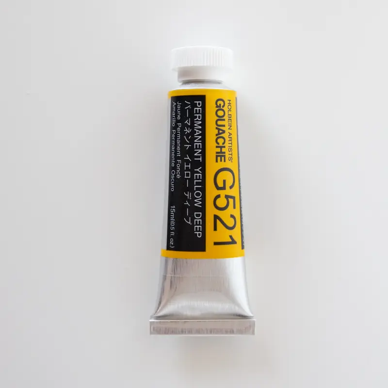 Holbein Artists' Gouache G521 'Permanent Yellow Deep' B