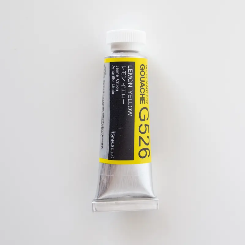 Holbein Artists' Gouache G526 'Lemon Yellow' A