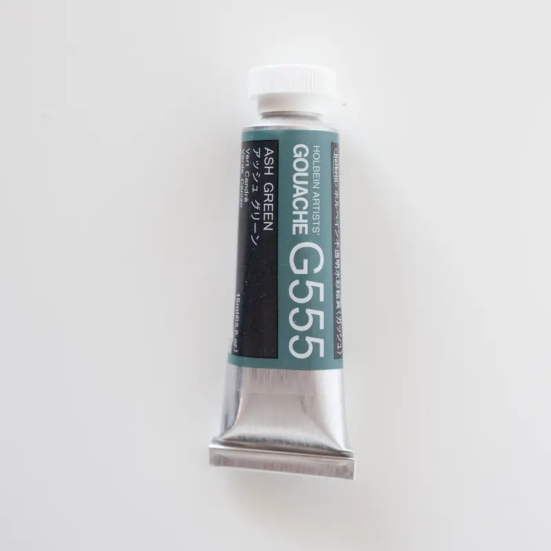 Holbein Artists' Gouache G555 'Ash Green' B