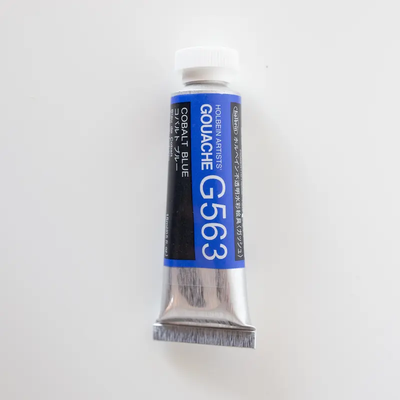 Holbein Artists' Gouache G563 'Cobalt Blue' D